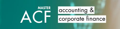 Master in Accounting & Corporate Finance - ACF