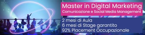 Master in Digital Marketing, Comunicazione e Social Media Management