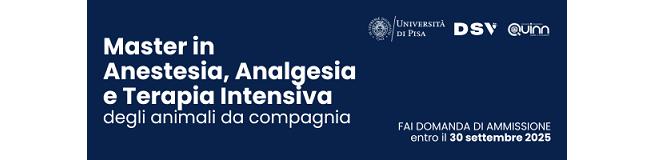 Master in Anestesia, Analgesia e Terapia Intensiva degli Animali da Compagnia