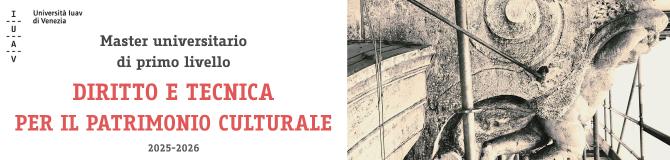 Master in Diritto e Tecnica per il Patrimonio Culturale