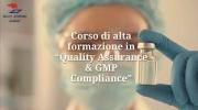Corso di alta formazione in “Quality Assurance & GMP compliance”